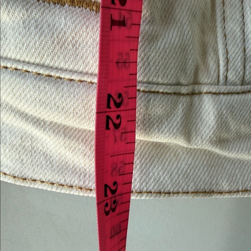 BODEN Ivory Belted Denim Jacket - Picture 10 of 10
